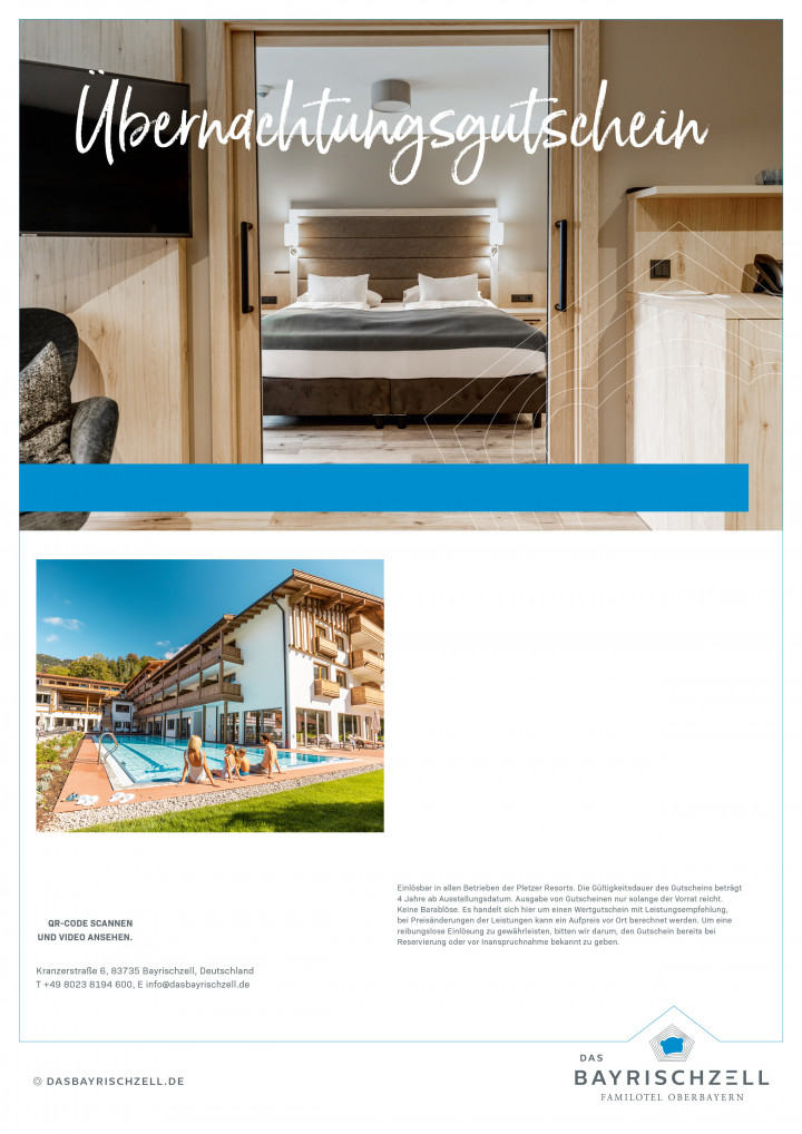 Übernachtungsgutschein