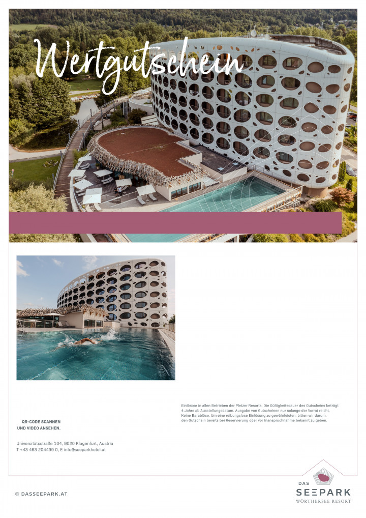 Das Seepark Wertgutschein